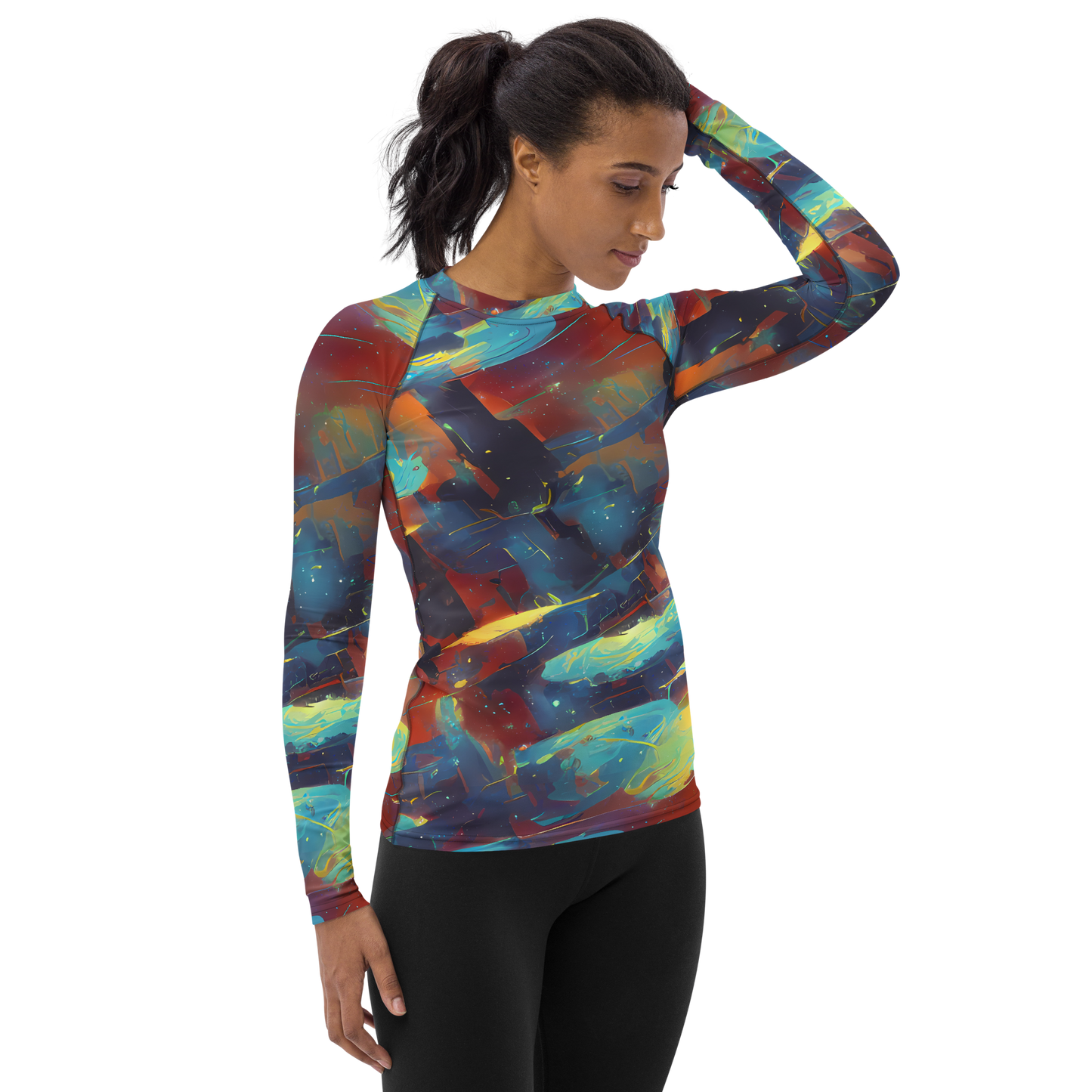 Women's Rash Guard - Journey Through Infinity