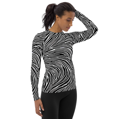 Women's Rash Guard - Morgan's Strata