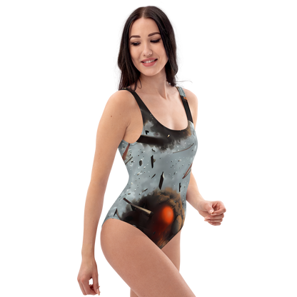 One-Piece Swimsuit - Celestial Collision