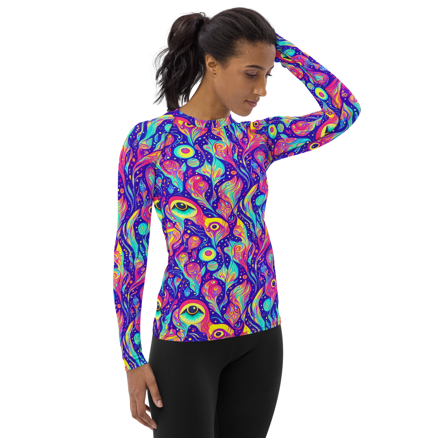 Women's Rash Guard - Mystic Petal Dance