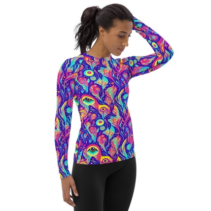 Women's Rash Guard - Mystic Petal Dance