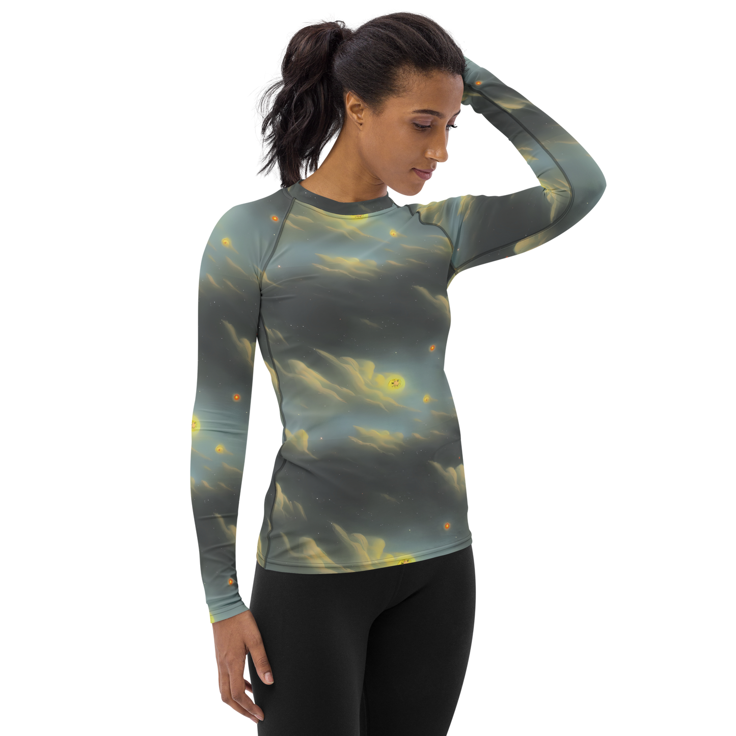 Women's Rash Guard - Dreamy Ascent