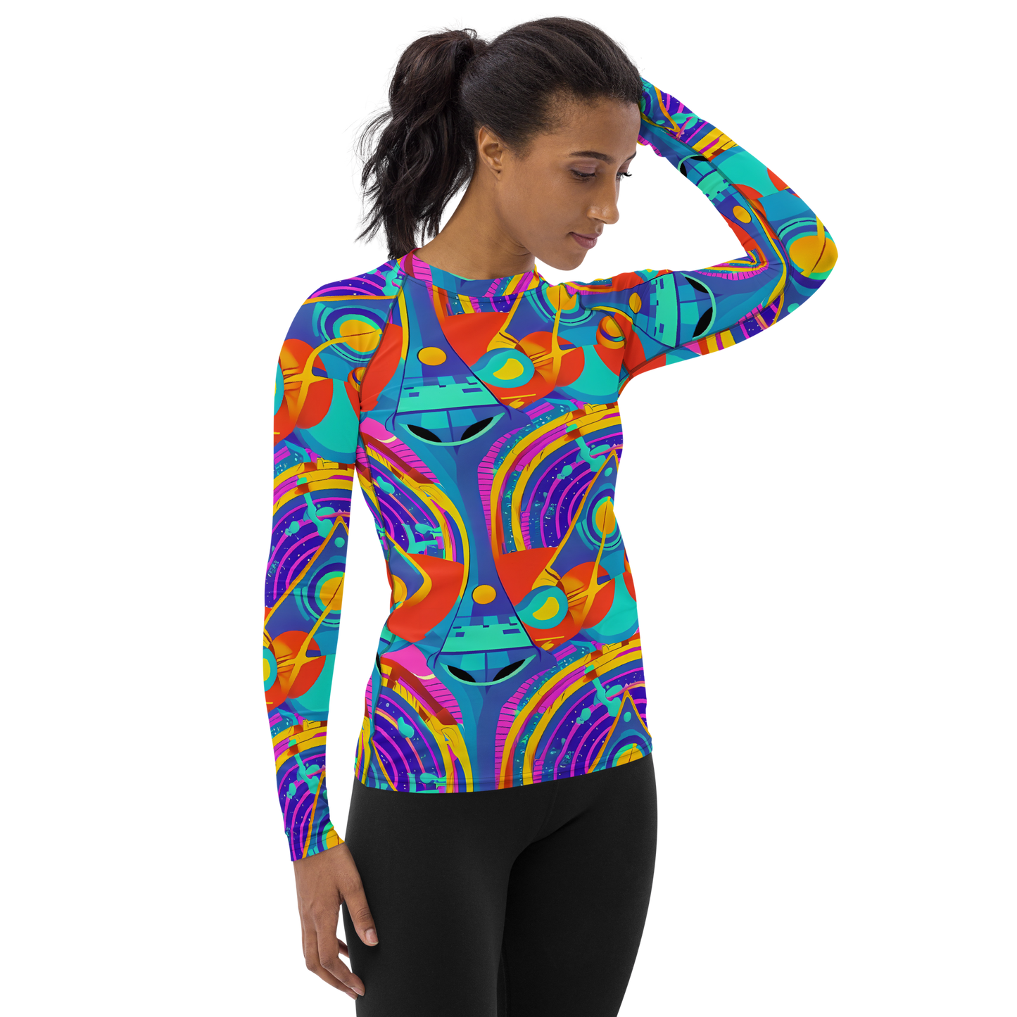 Women's Rash Guard - Blast of Color