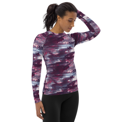 Women's Rash Guard - Twilight Fortresses
