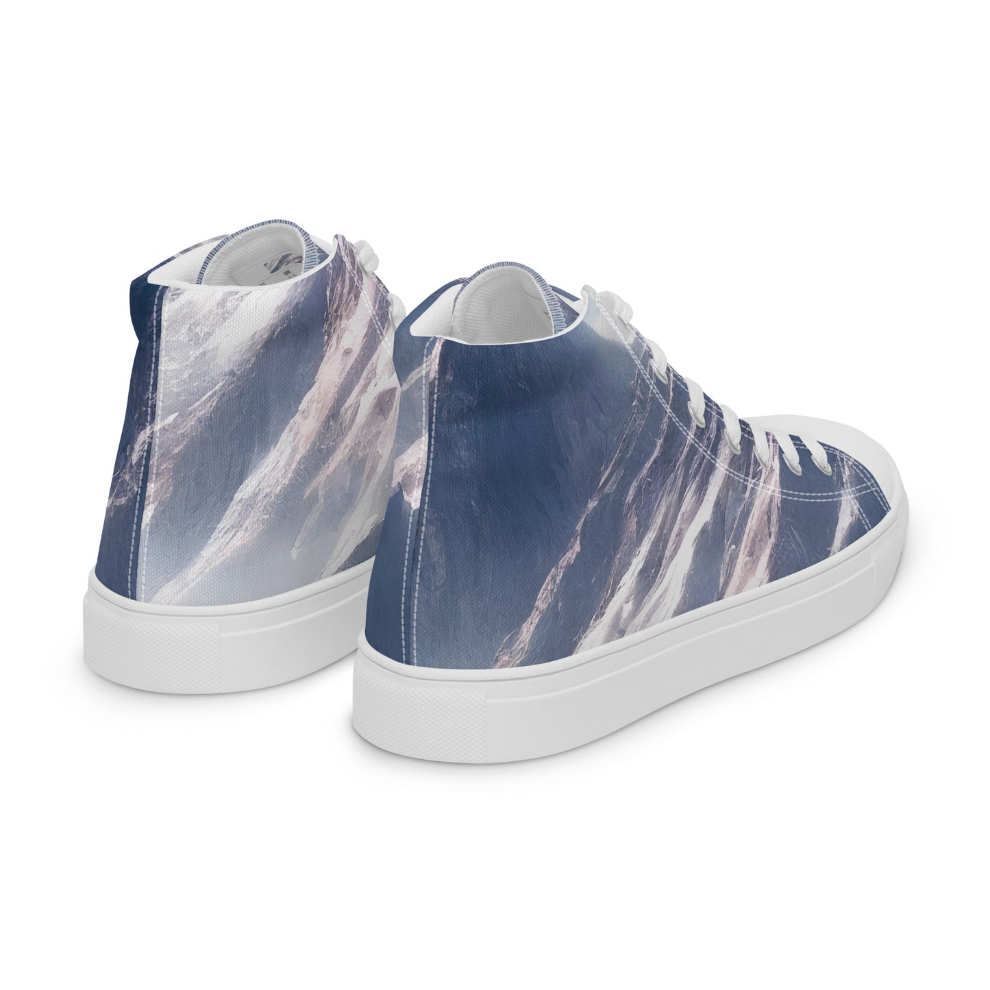 Women's High Top Canvas Shoes - Frosted Zenith