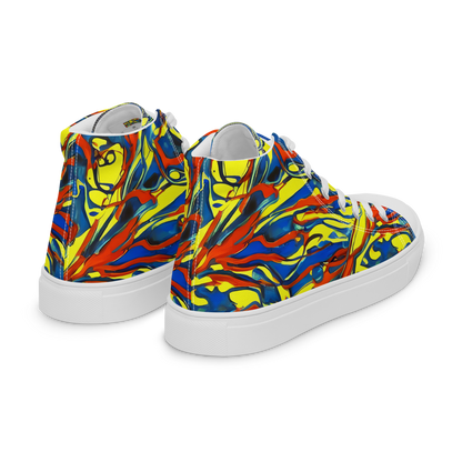 Men's High Top Canvas Shoes - Cyberflow Circuit