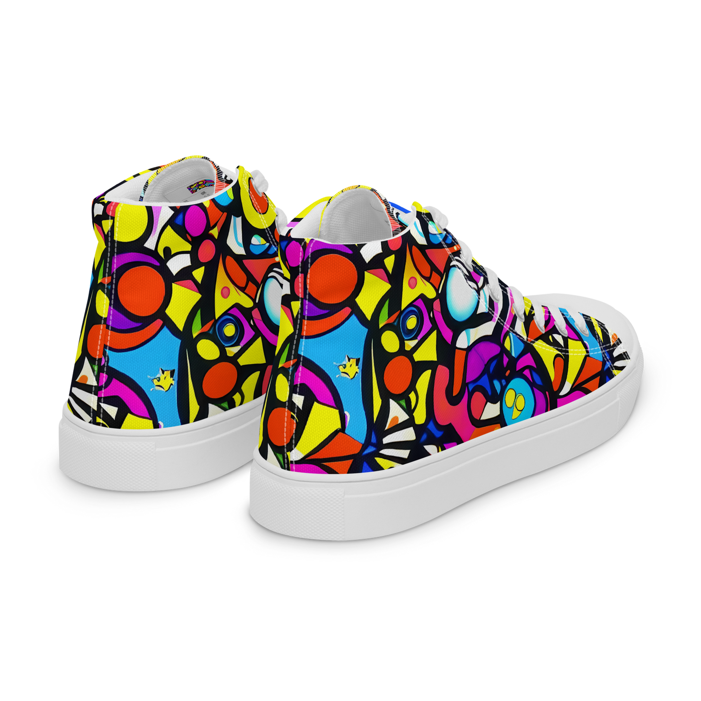 Women's High Top Canvas Shoes - Eclectic Fantasy