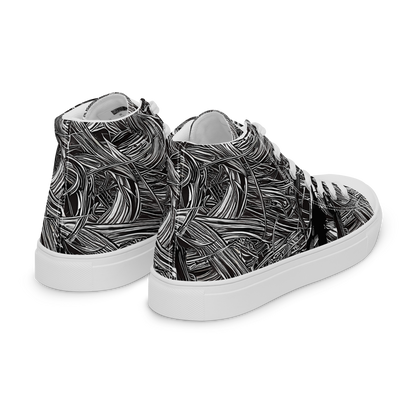 Women's High Top Canvas Shoes - Mesmeric Tangles