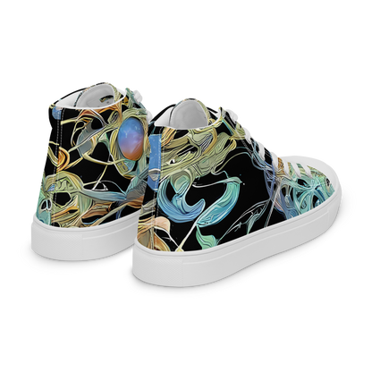 Men's High Top Canvas Shoes - Infinite Mist