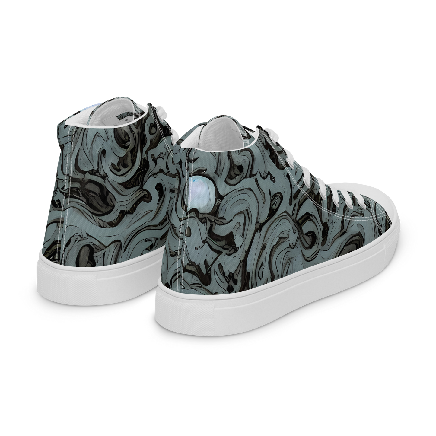 Women's High Top Canvas Shoes - Caruso Swirl