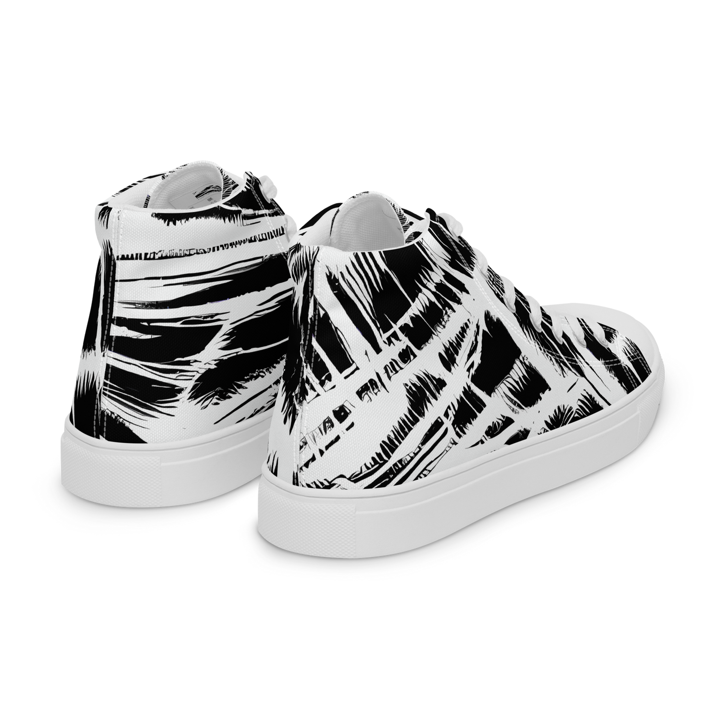 Women's High Top Canvas Shoes - Silent Thunder