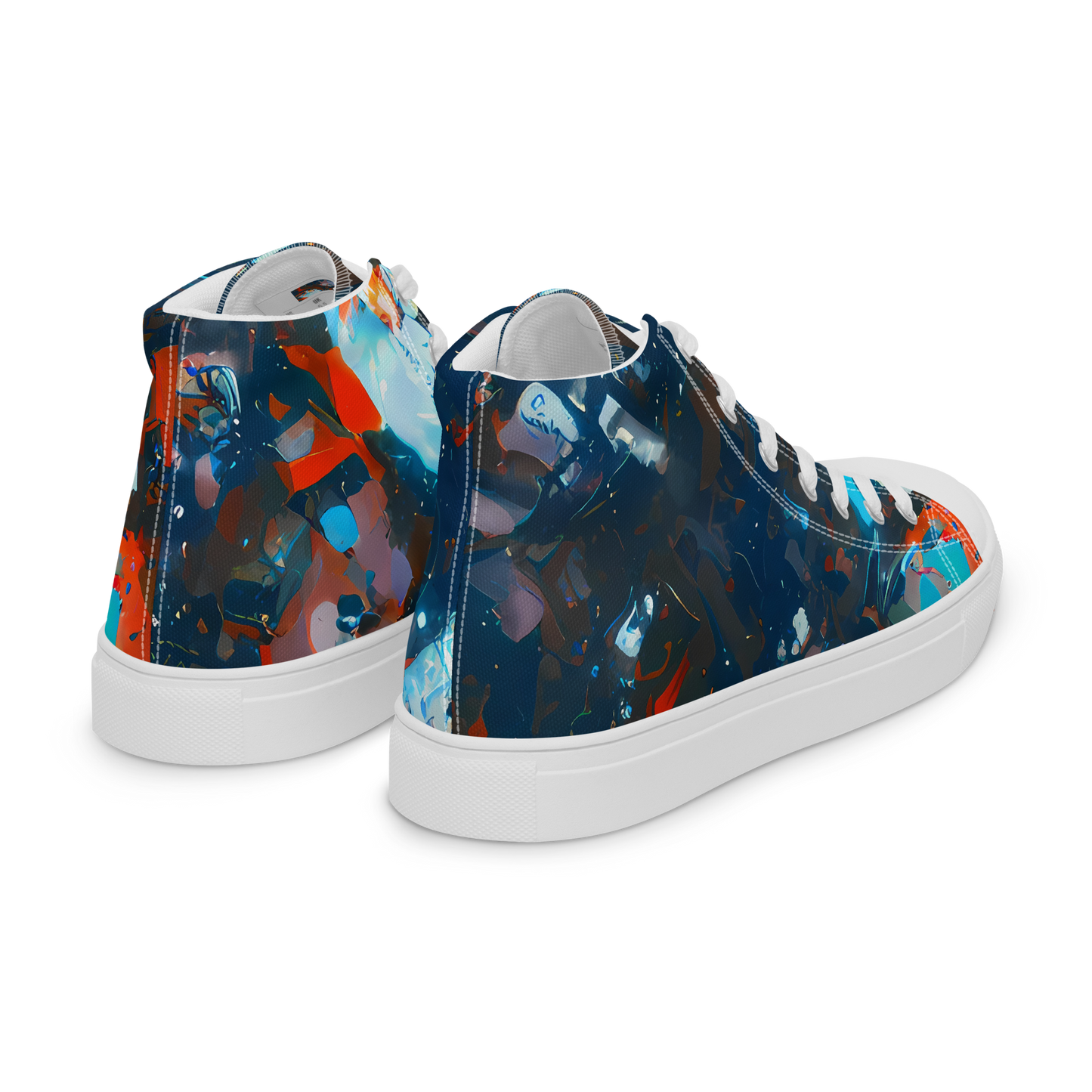 Women's High Top Canvas Shoes - Ghenie's Whirl