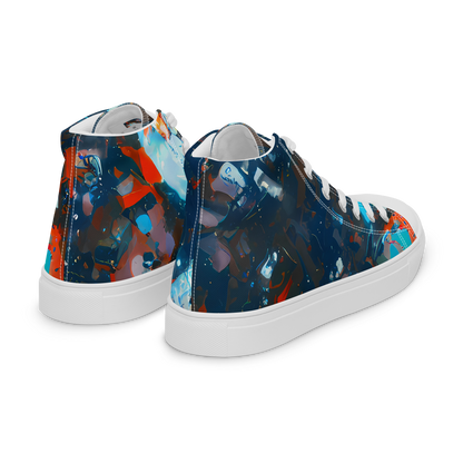 Women's High Top Canvas Shoes - Ghenie's Whirl