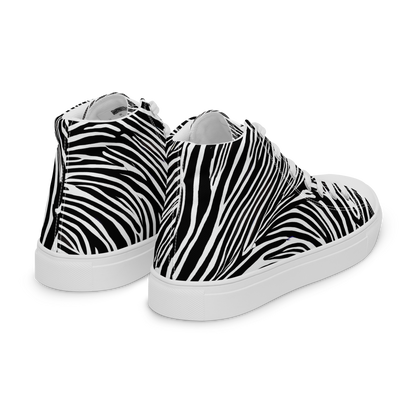 Women's High Top Canvas Shoes - Morgan's Strata