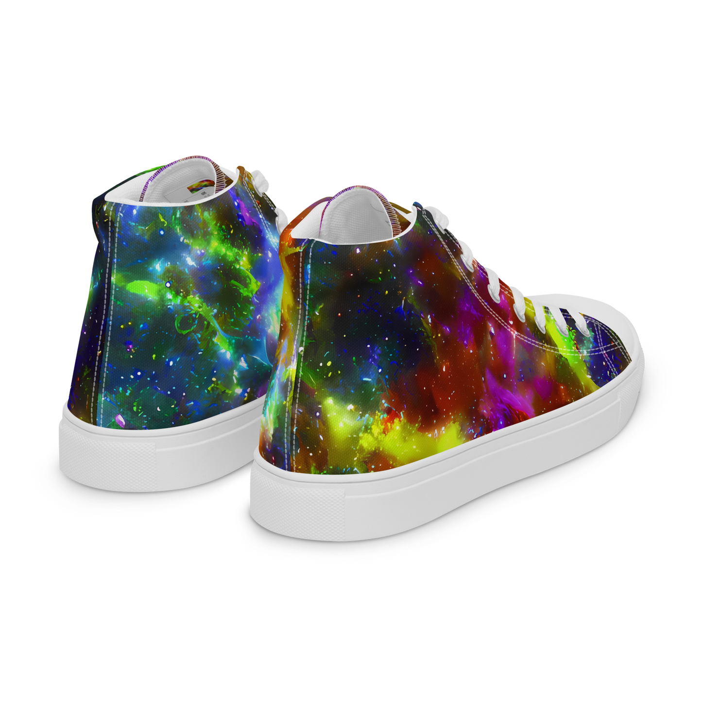 Men's High Top Canvas Shoes - Neer Nebula