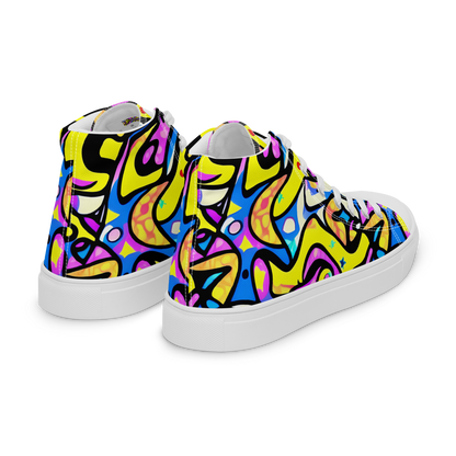 Men's High Top Canvas Shoes - Britto's Odyssey