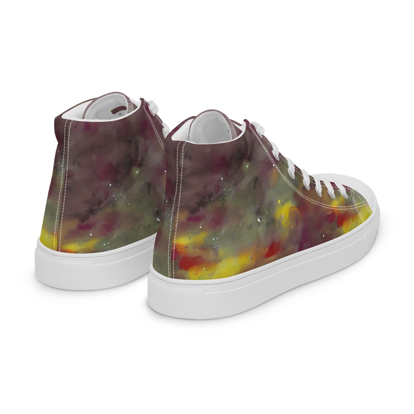 Women's High Top Canvas Shoes - Whispers of Autumn