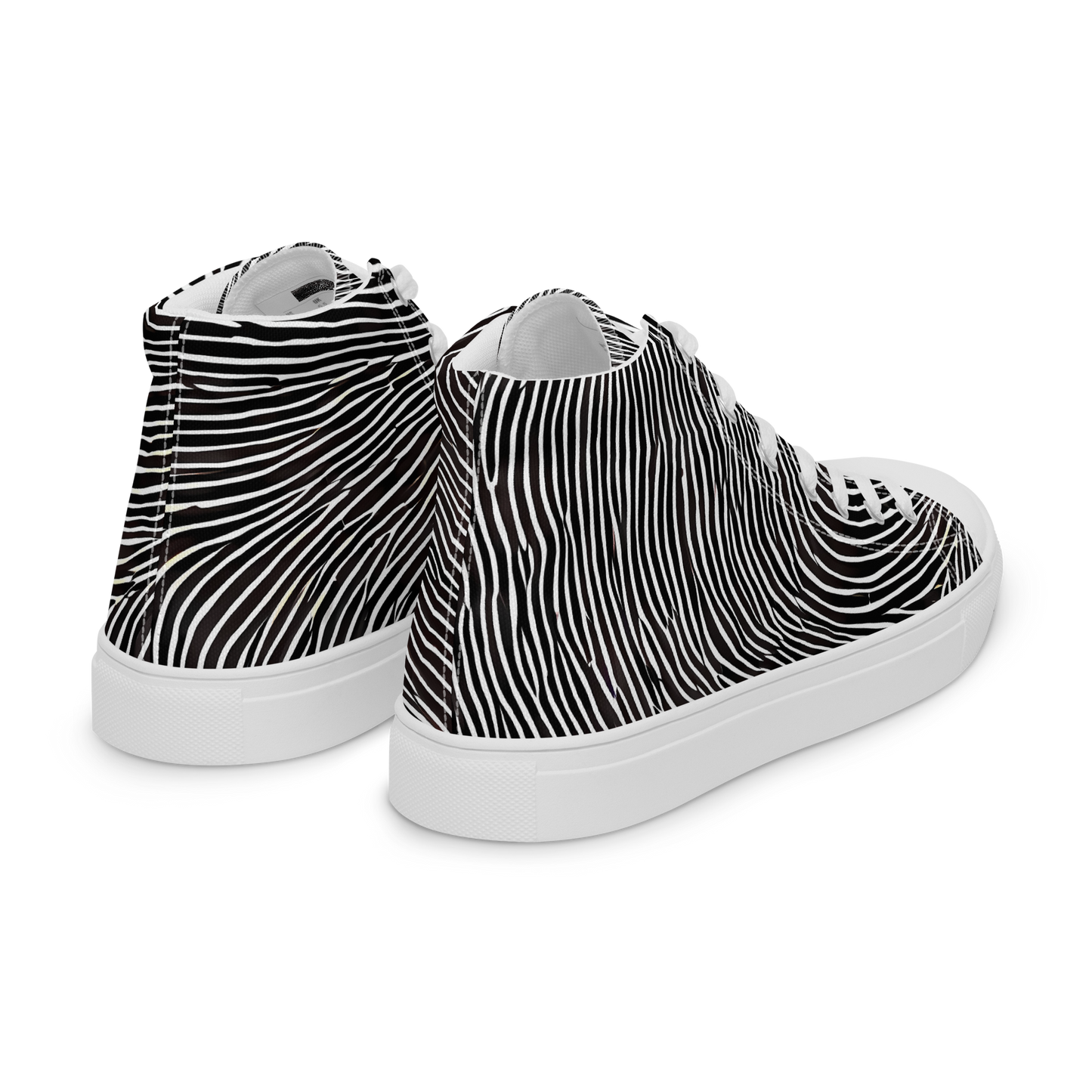 Men's High Top Canvas Shoes - Silent Currents