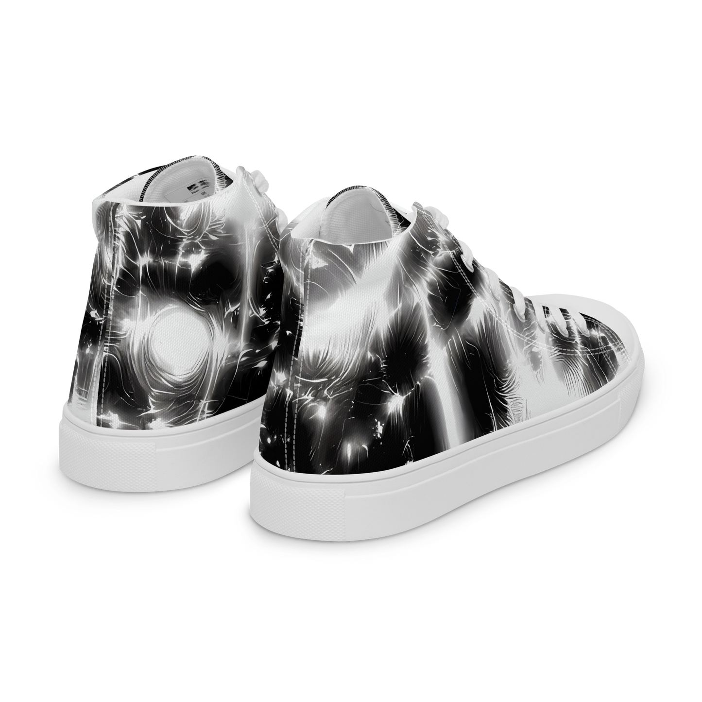 Women's High Top Canvas Shoes - Electric Nightfall