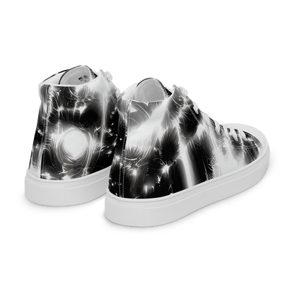 Women's High Top Canvas Shoes - Electric Nightfall