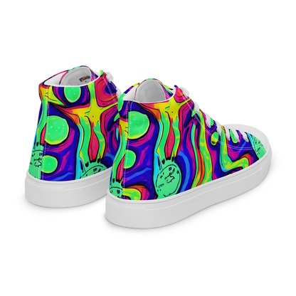 Women's High Top Canvas Shoes - Frizzled Spirits