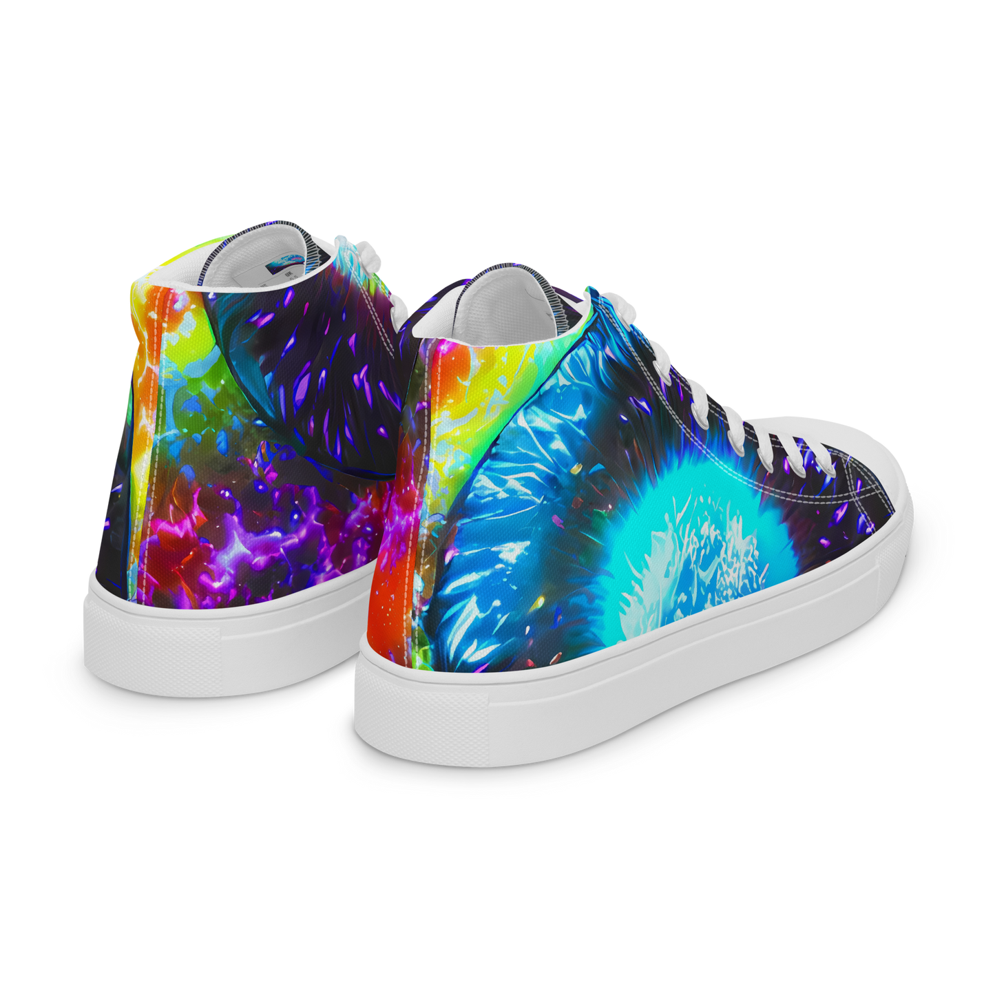 Women's High Top Canvas Shoes - Vriesian Vortex