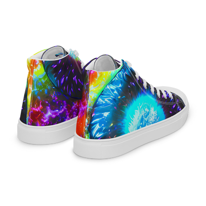 Women's High Top Canvas Shoes - Vriesian Vortex