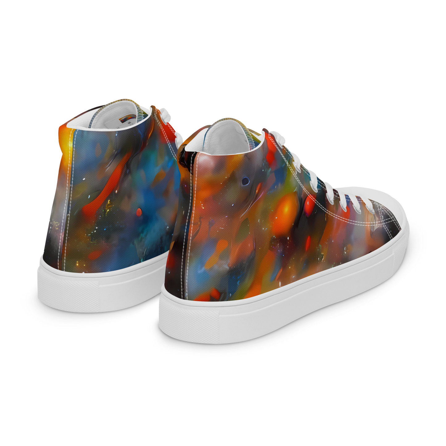 Men's High Top Canvas Shoes - Ethereal Eclat