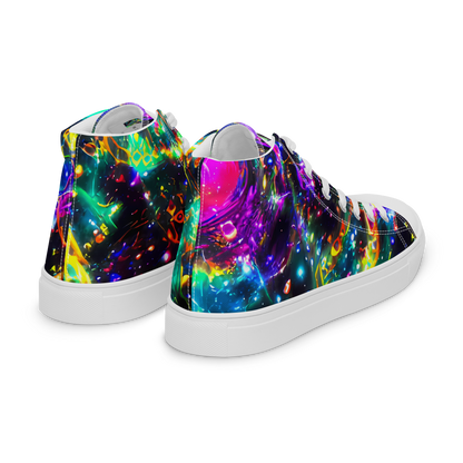 Men's High Top Canvas Shoes - Blythe Nebula