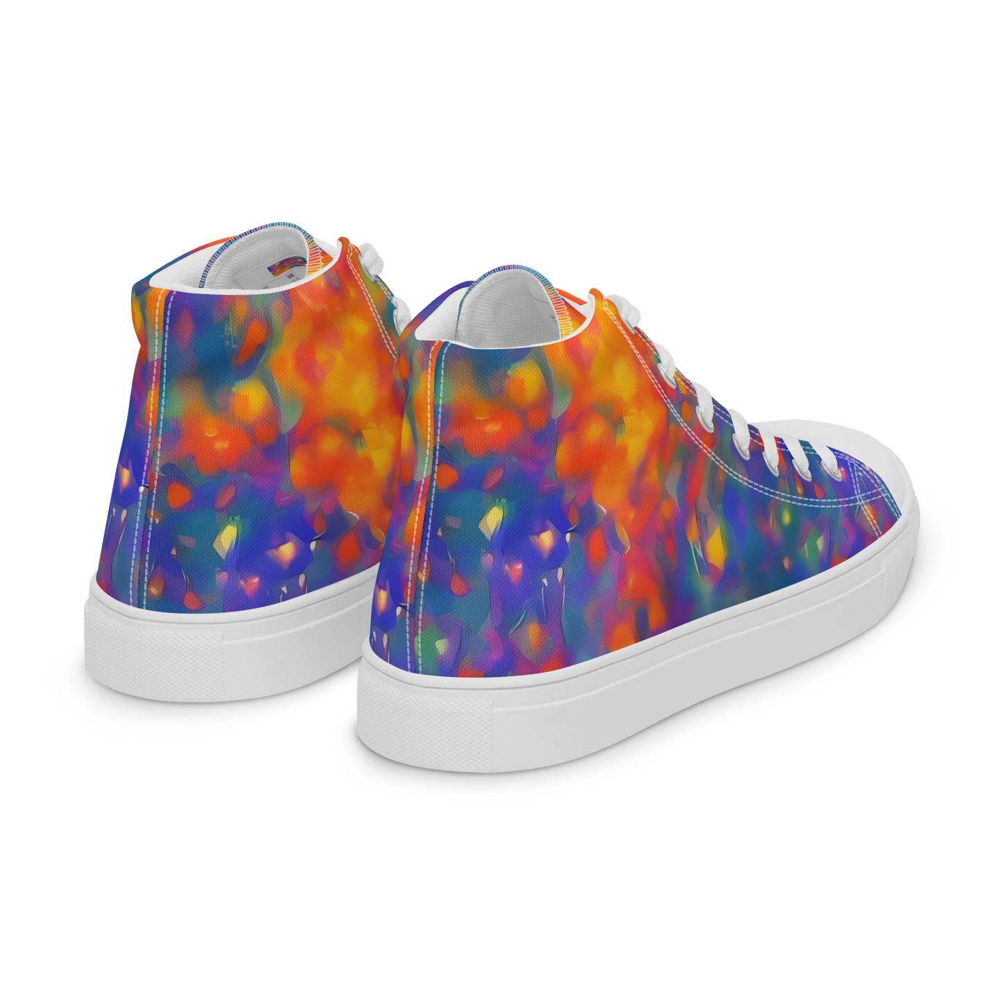 Men's High Top Canvas Shoes - Nolde Nebula