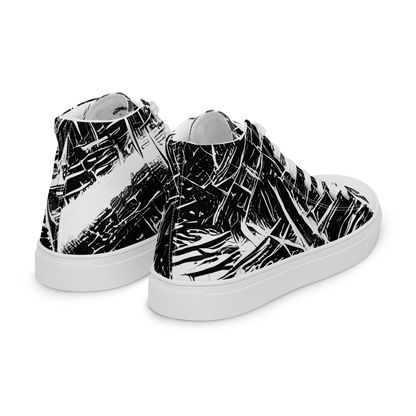 Women's High Top Canvas Shoes - Ferriss Fractals