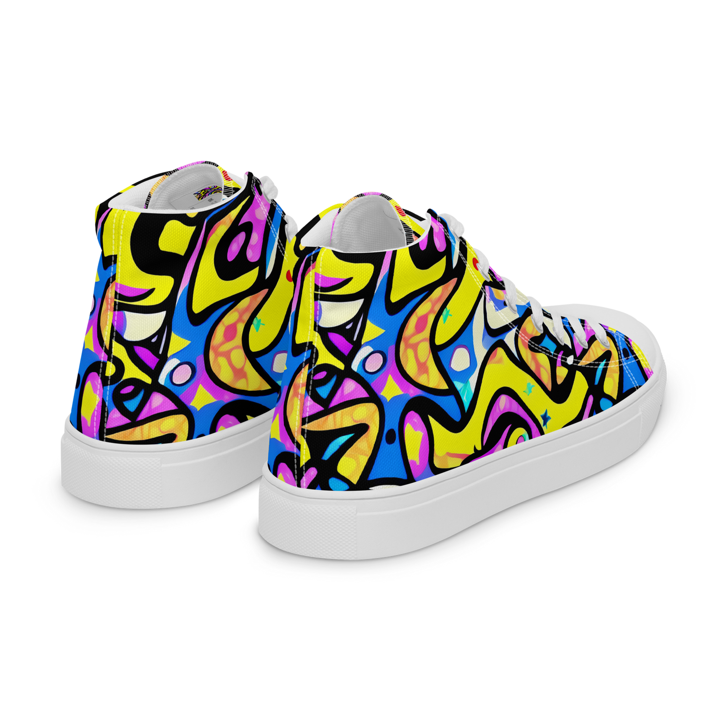 Women's High Top Canvas Shoes - Britto's Odyssey