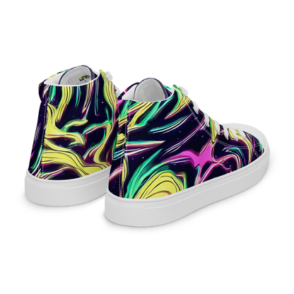 Women's High Top Canvas Shoes - Casson's Whirl