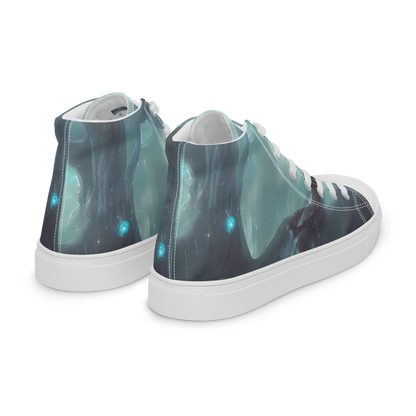 Women's High Top Canvas Shoes - Liquid Serenity