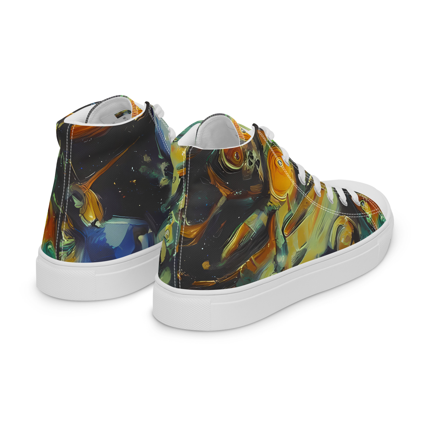 Women's High Top Canvas Shoes - Menzel's Maelstrom