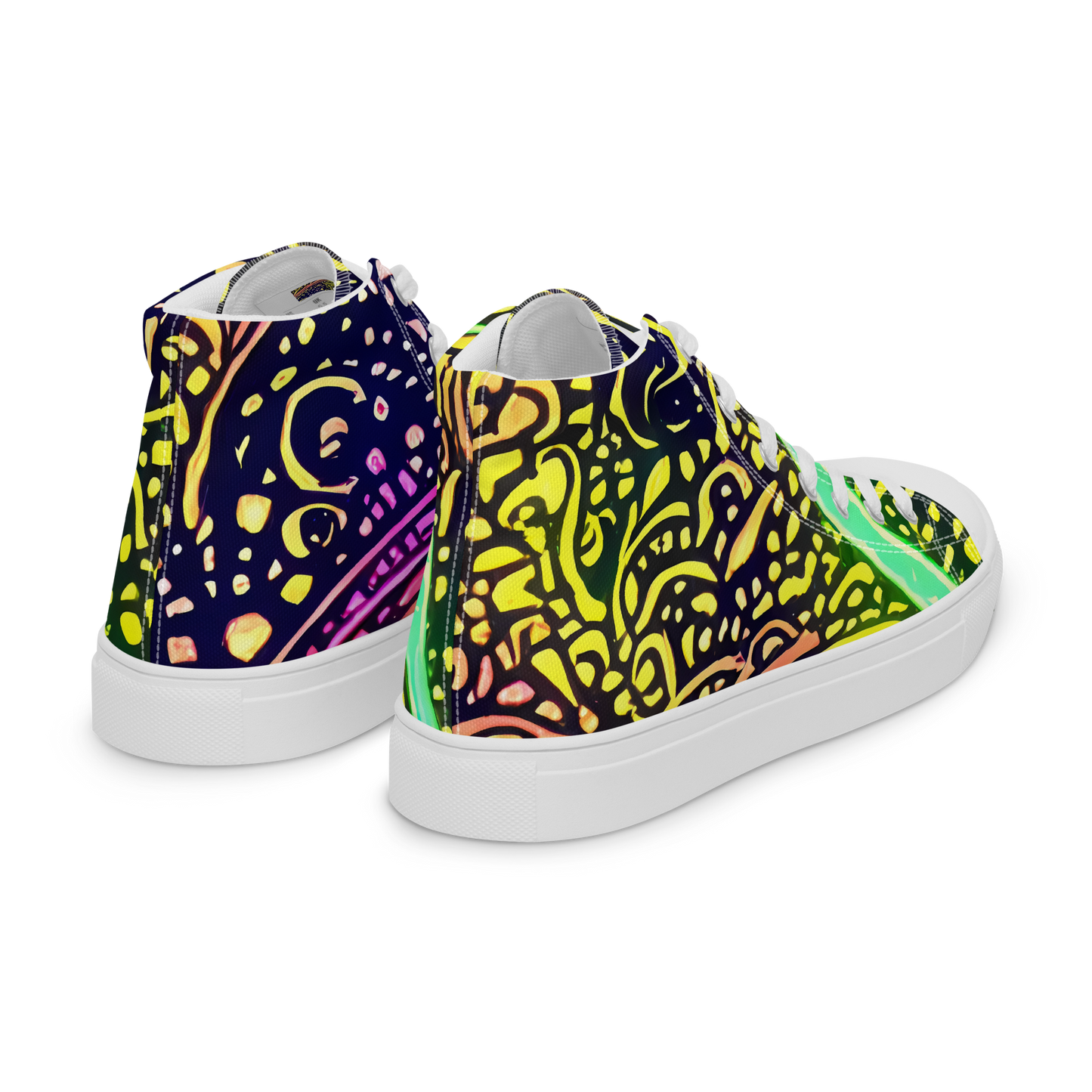 Men's High Top Canvas Shoes - Isenbrant Illumination