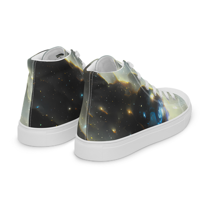 Men's High Top Canvas Shoes - Rutkowski Nebula