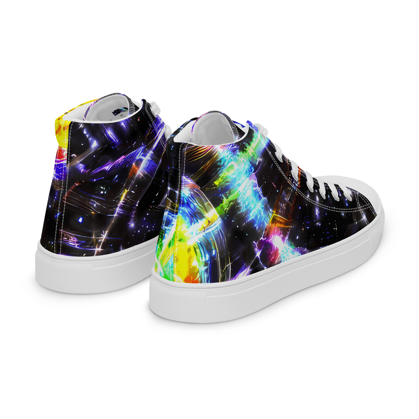 Men's High Top Canvas Shoes - Hirschl's Vortex