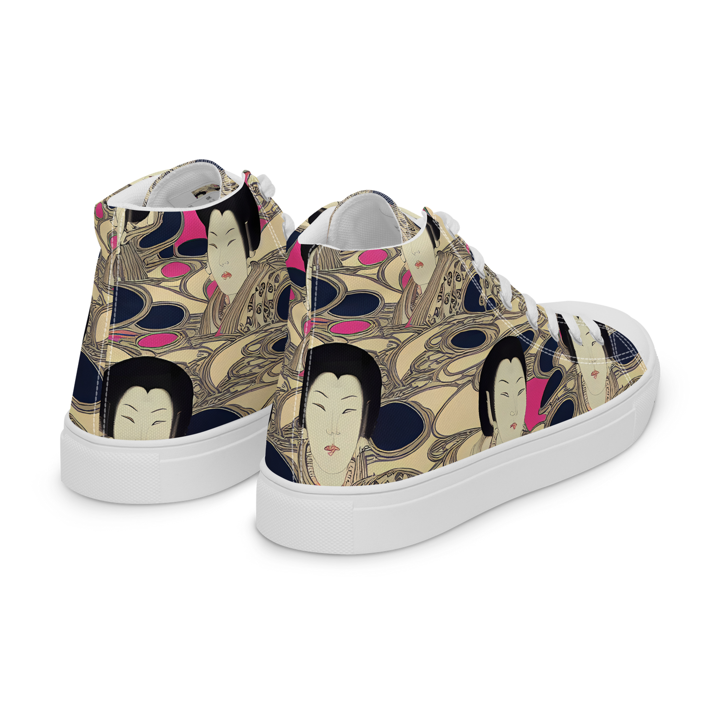 Women's High Top Canvas Shoes - Timeless Reverie