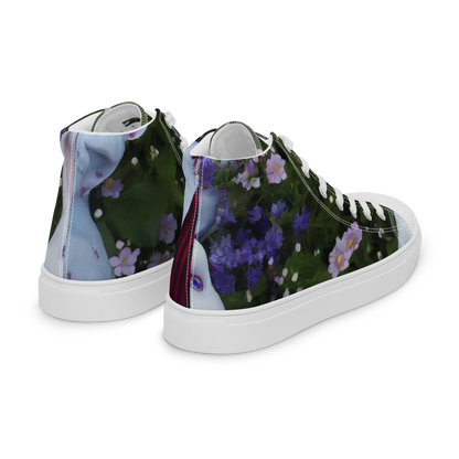 Women's High Top Canvas Shoes - Hip, Sharp Focus, Beautiful