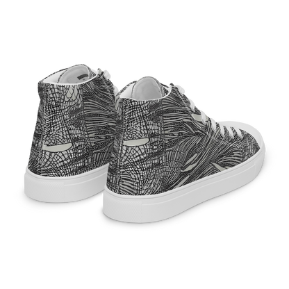 Women's High Top Canvas Shoes - Sable Currents