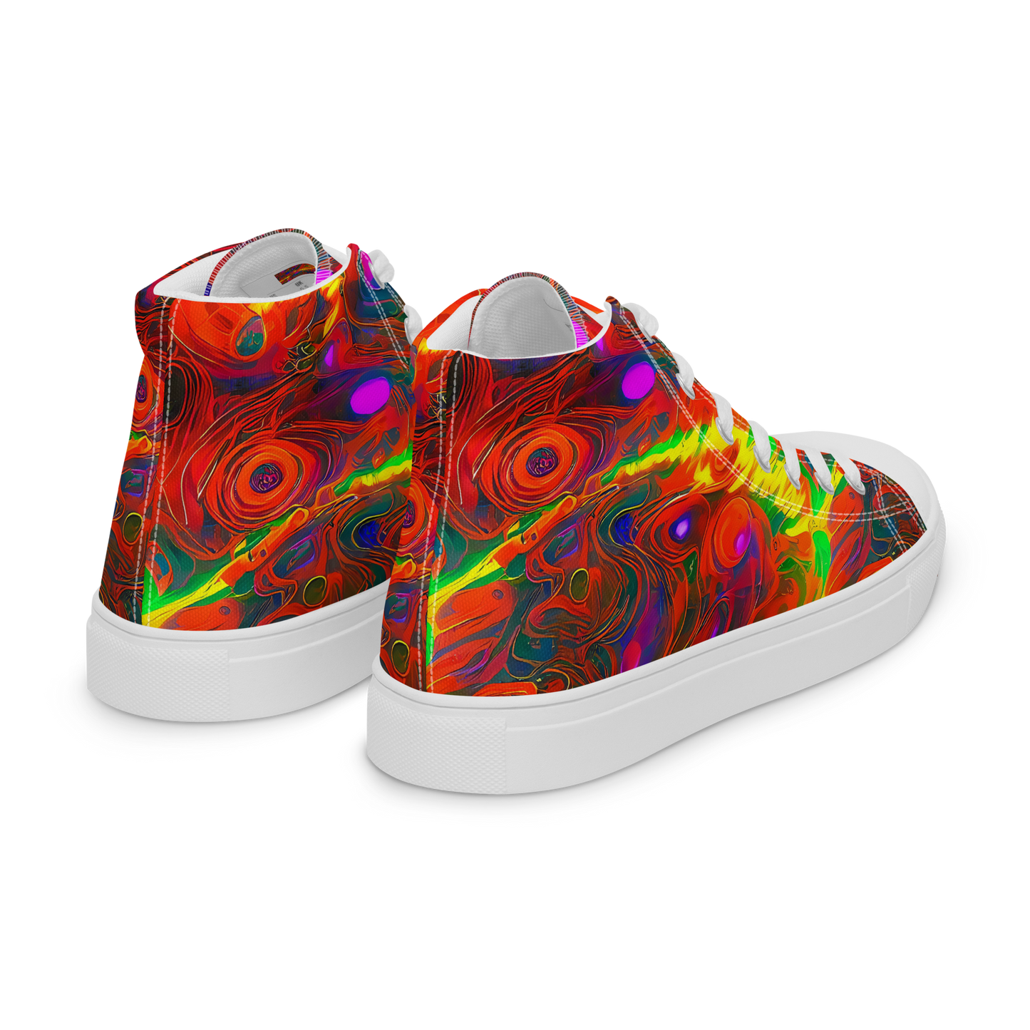 Women's High Top Canvas Shoes - Blampied Blaze