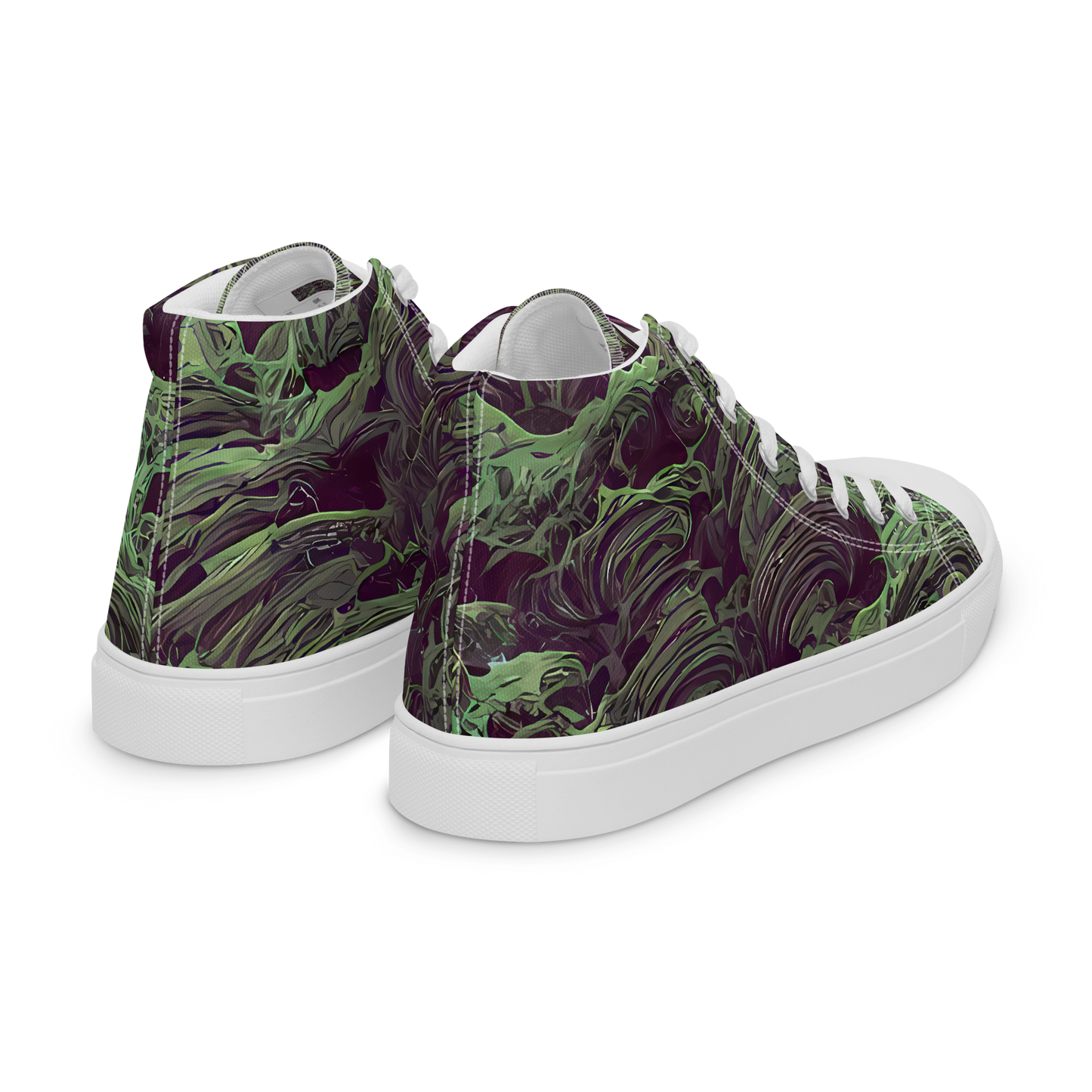 Women's High Top Canvas Shoes - Knab Whorls