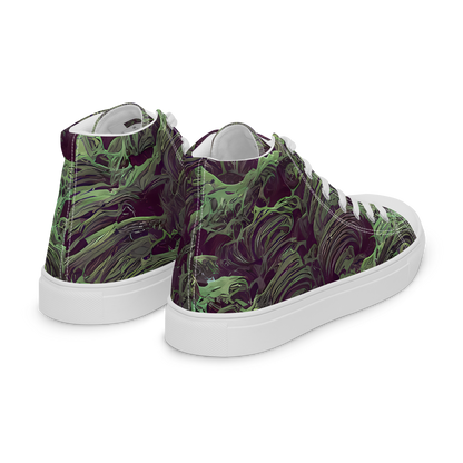 Women's High Top Canvas Shoes - Knab Whorls