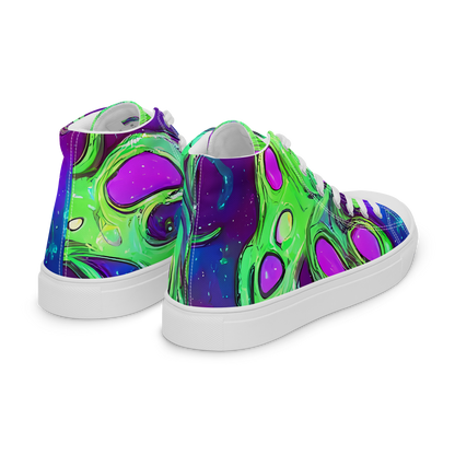 Women's High Top Canvas Shoes - Funky Mutation