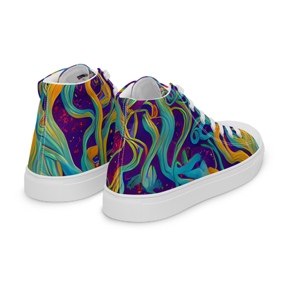 Women's High Top Canvas Shoes - Etherial Entwine