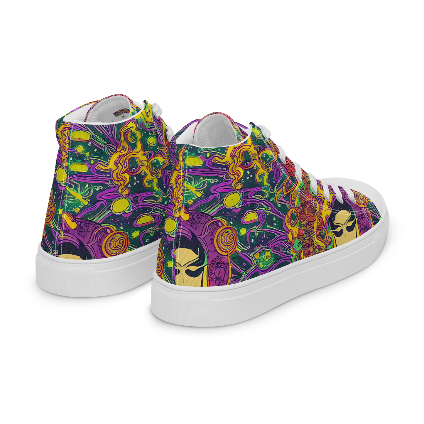 Women's High Top Canvas Shoes - Odyssey in Color