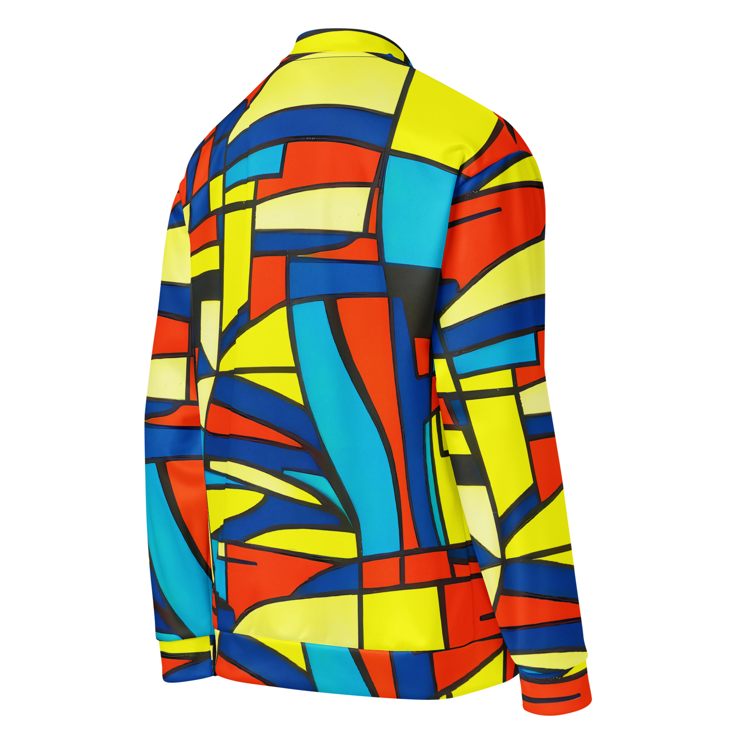 Bomber Jacket - Neon Fractals