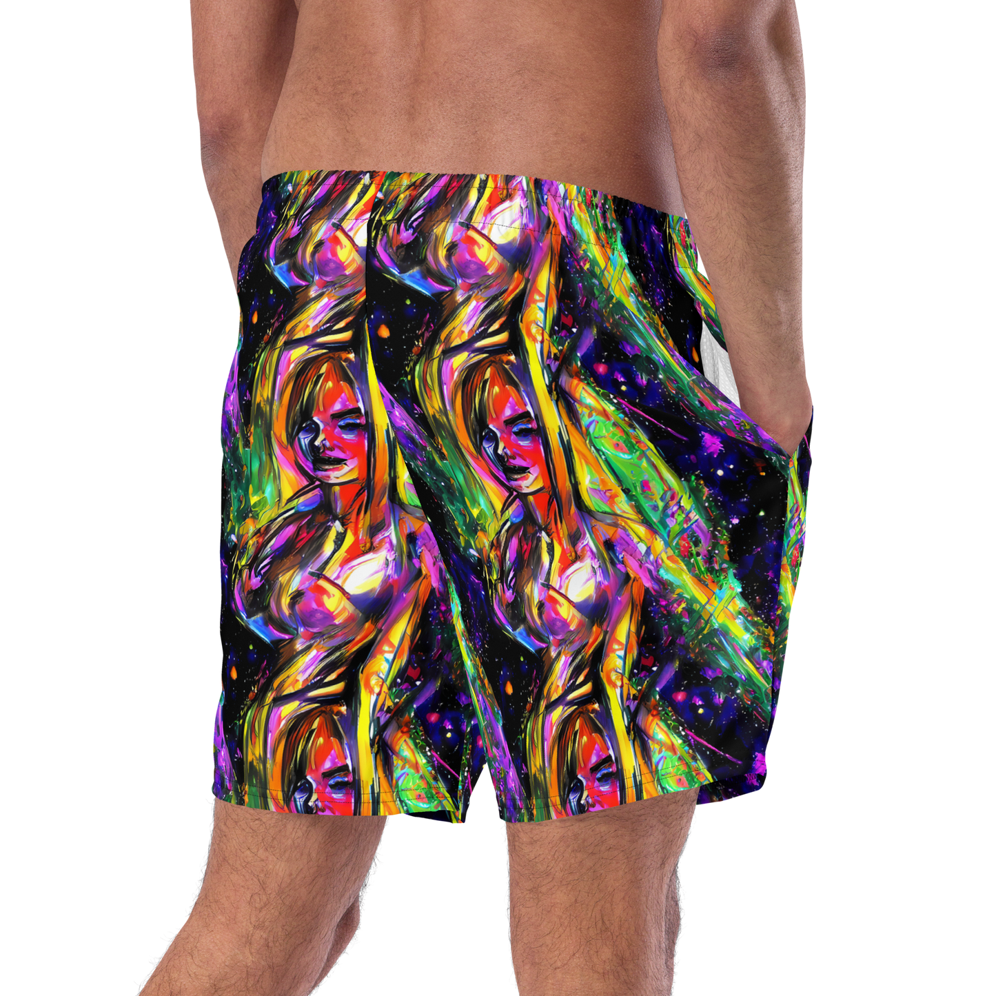 Swim Trunks - Galactic Flamenco