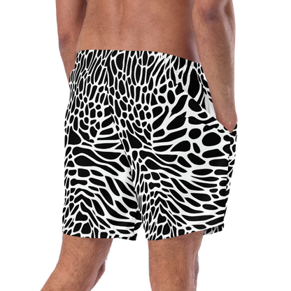 Swim Trunks - Monochrome Mystique